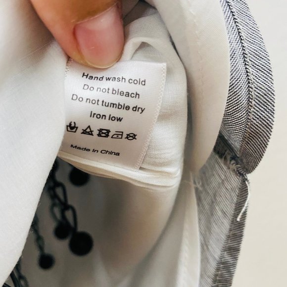 GREYLAN Cold Shoulder Long Sleeve Dress M cotton - Picture 10 of 15